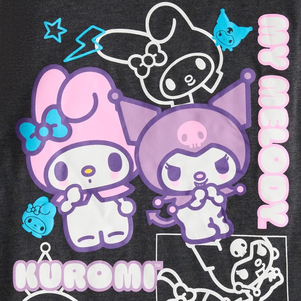 Aéropostale Hello Kitty Kuromi Relaxed Graphic Tee Grey