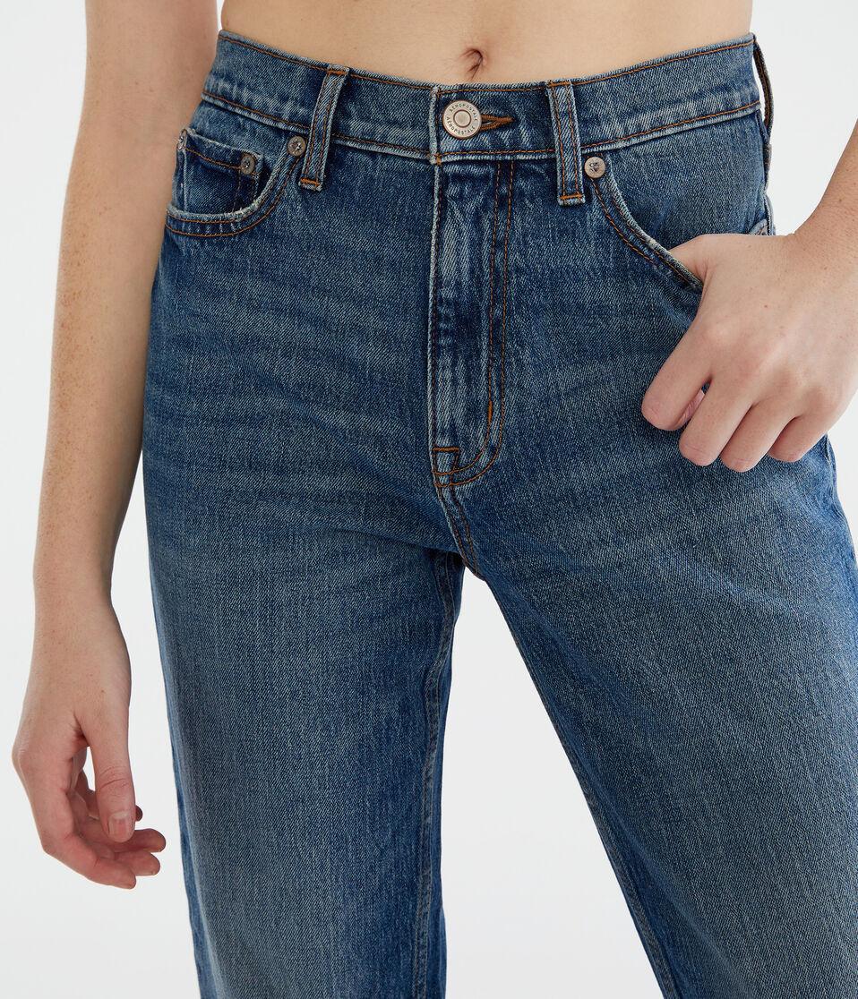 Aéropostale High-Rise Straight Ankle Jean Dark Wash