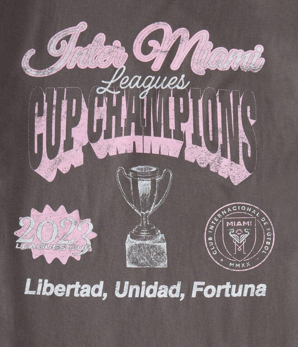 Aéropostale Inter Miami CF Relaxed Graphic Tee Black