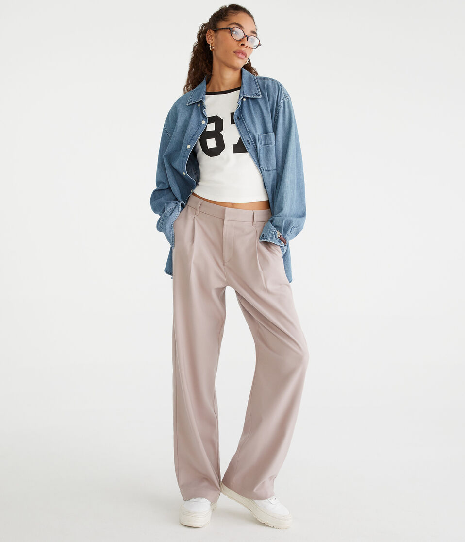 aéropostale Menswear Stretch Twill Trouser moon grey
