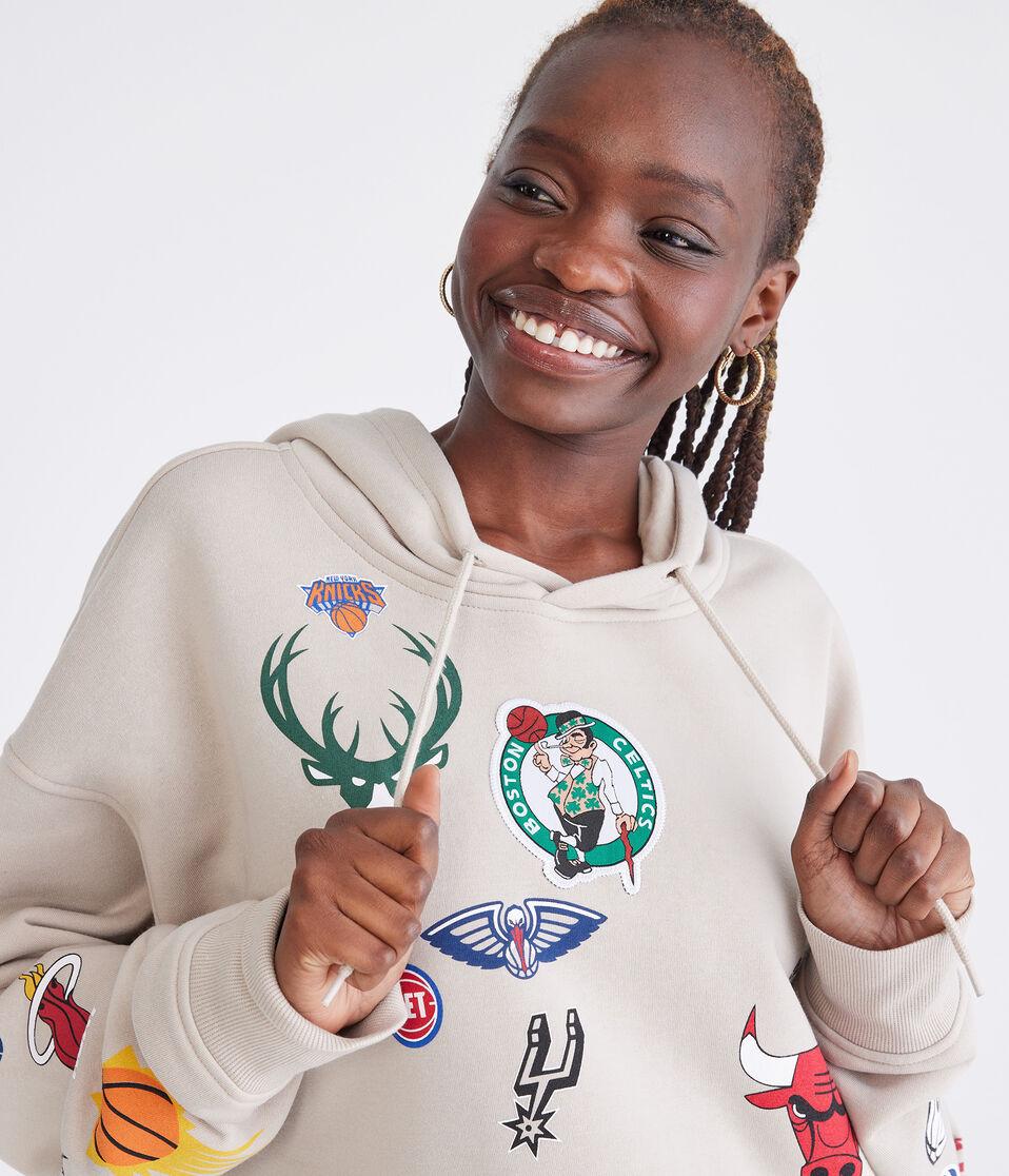 Aéropostale NBA Team Logos Pullover Hoodie Canvas Tote