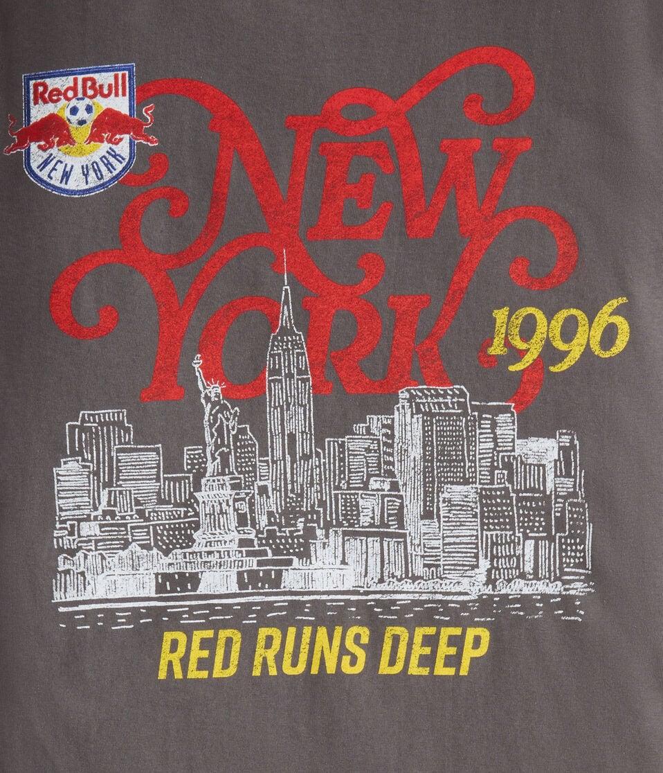 Aéropostale New York Red Bulls Relaxed Graphic Tee Black