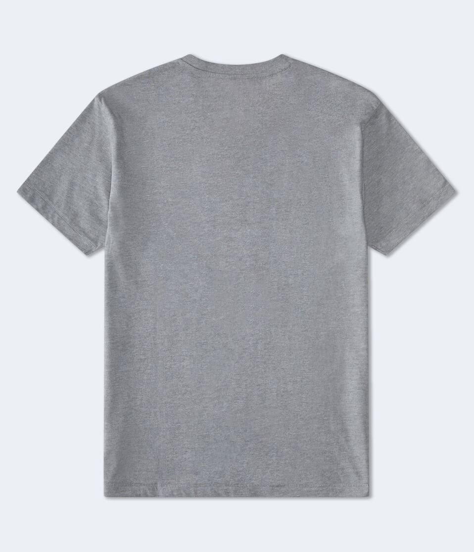 Aéropostale Original NYC 1987 Appliqué Graphic Tee Med Hthr Grey