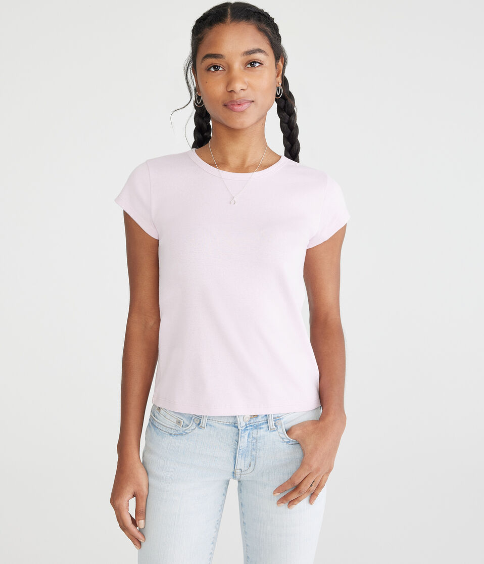 aéropostale Seriously Soft Shrunken Tee winsome orchid