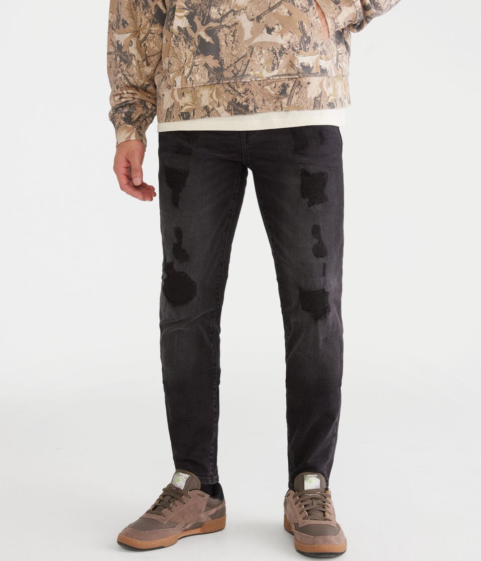 Aéropostale Super Skinny Premium Jean With COOLMAX® Technology Black Wash