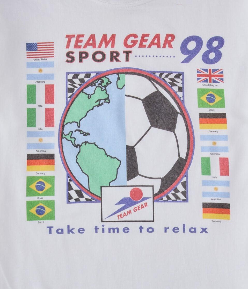 Aéropostale Team Gear Sport 98 Relaxed Graphic Tee White