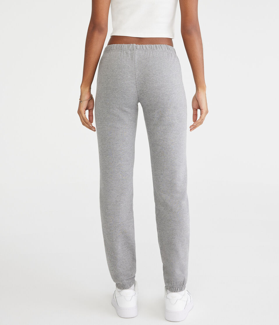 Aéropostale Uniform Jogger Sweatpants Med Hthr Grey