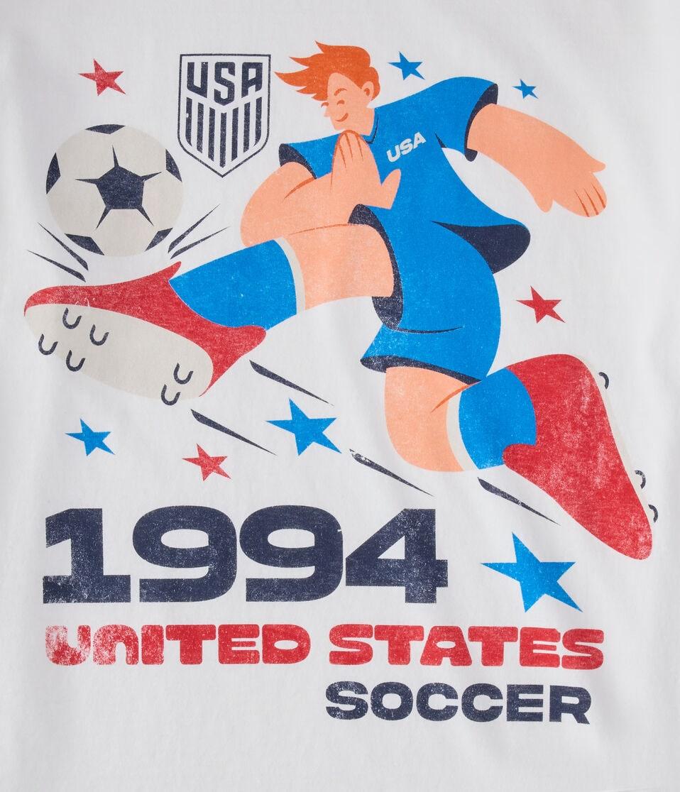 Aéropostale United States Soccer 1994 Relaxed Graphic Tee Cream