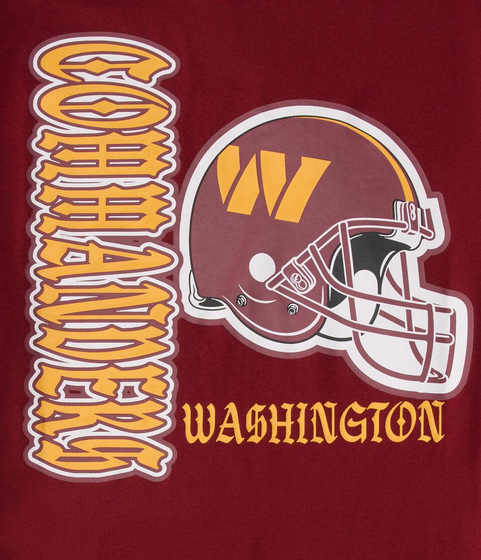 Aéropostale Washington Commanders Helmet Relaxed Graphic Tee Red