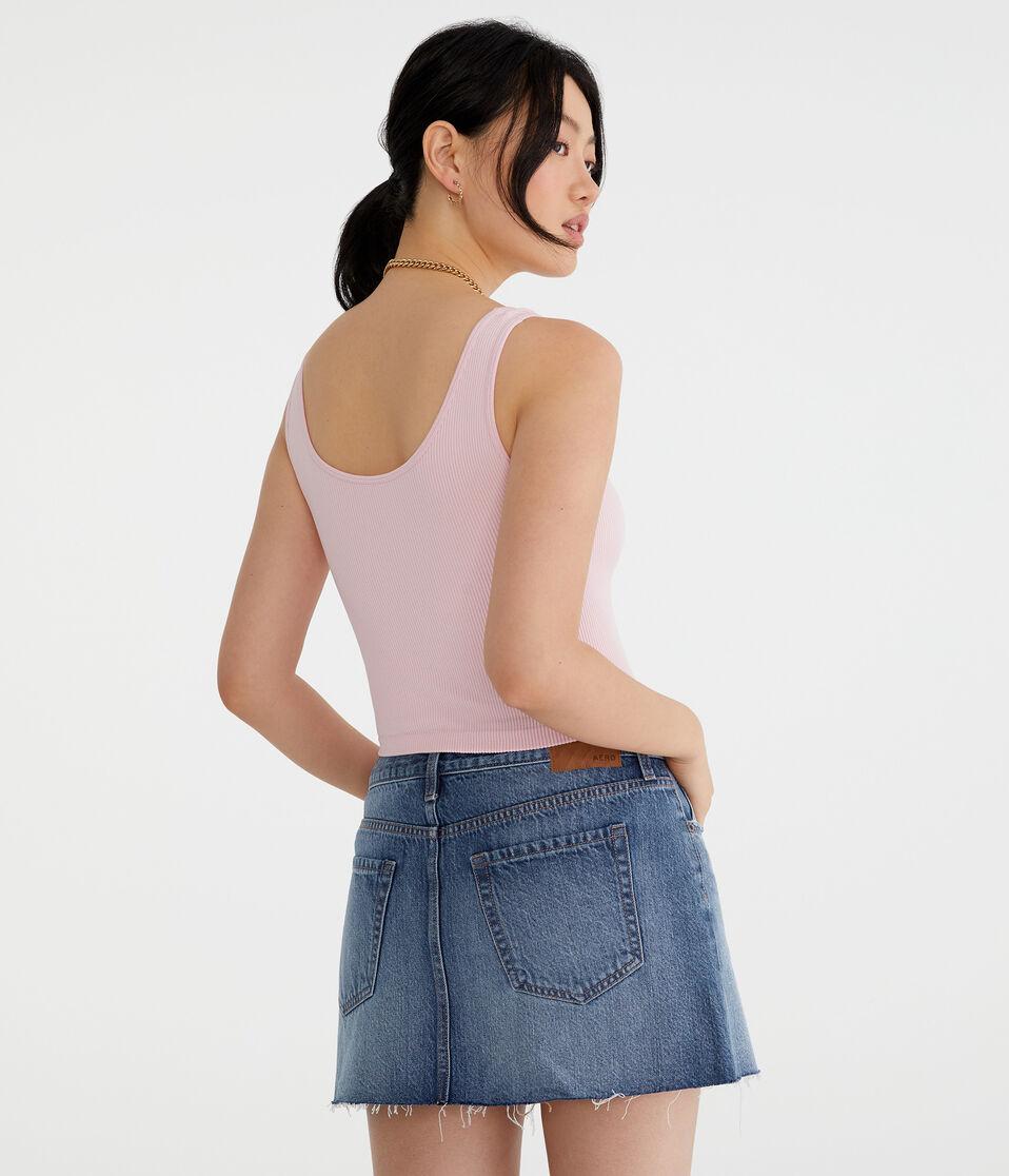 Aéropostale Wear 3 Ways Seamless Cropped Tank Amaranth Pink