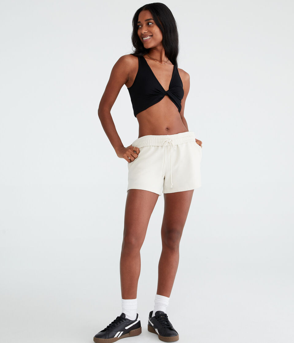 Aéropostale Wear 3 Ways Seamless Cropped Tank Black Fox