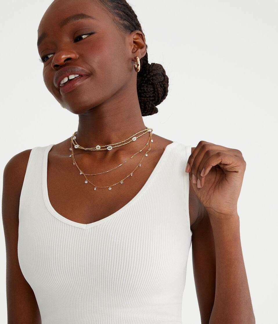 Aéropostale Wear 3 Ways Seamless Cropped Tank Cream