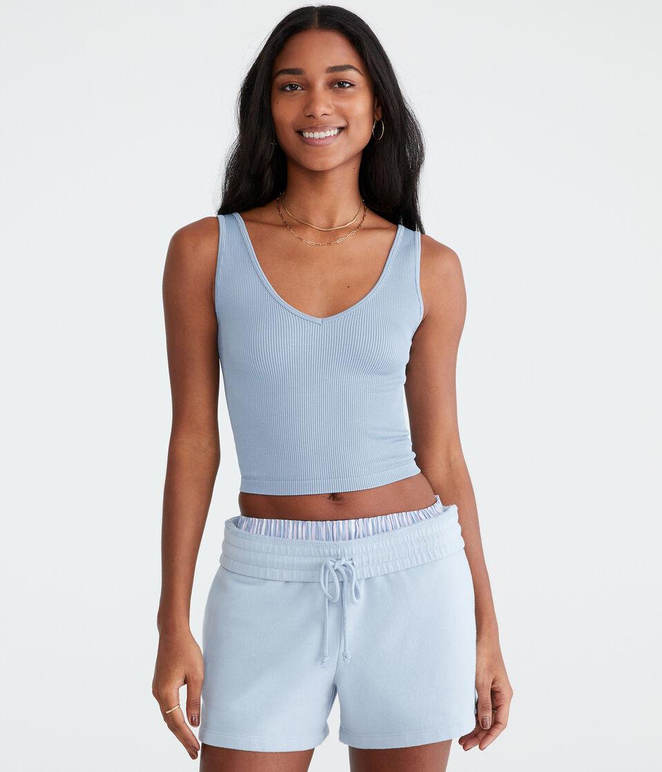aéropostale Wear 3 Ways Seamless Cropped Tank royal blue