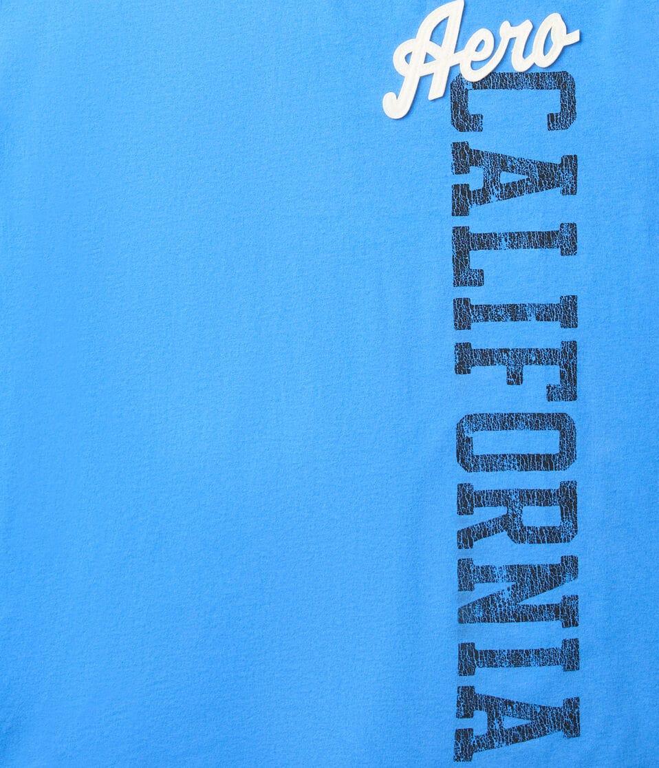 Aéropostale Aero California Appliqué Graphic Tee Palace Blue