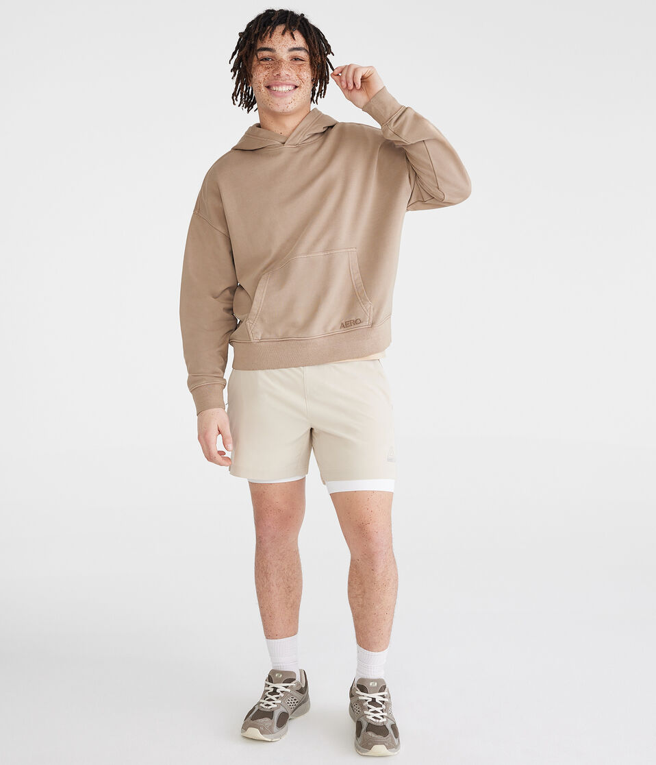Aéropostale Aero MVMNT 2-in-1 Hybrid Active Shorts 5.5" Bungalow