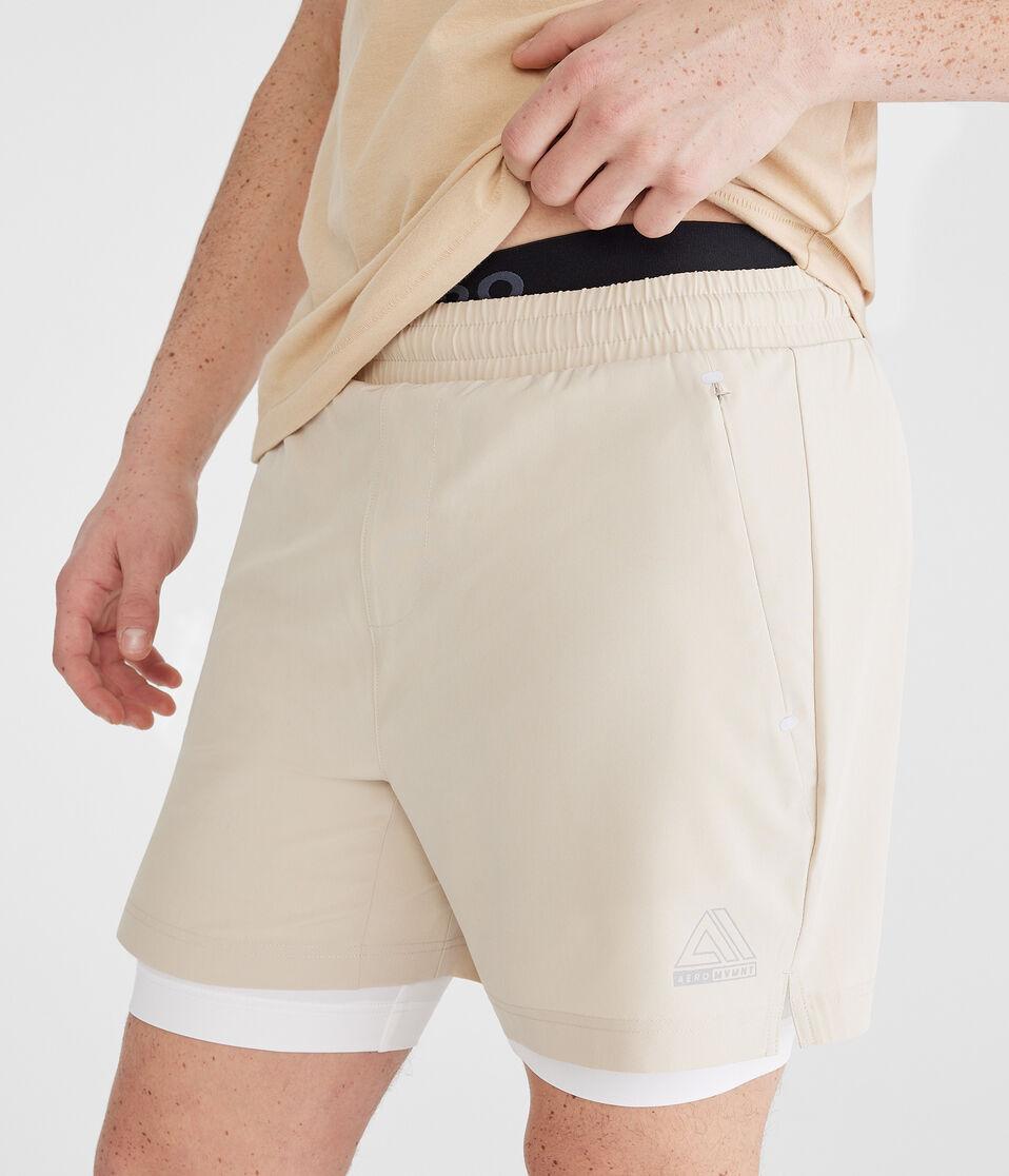 aéropostale Aero MVMNT 2-in-1 Hybrid Active Shorts 5.5" bungalow