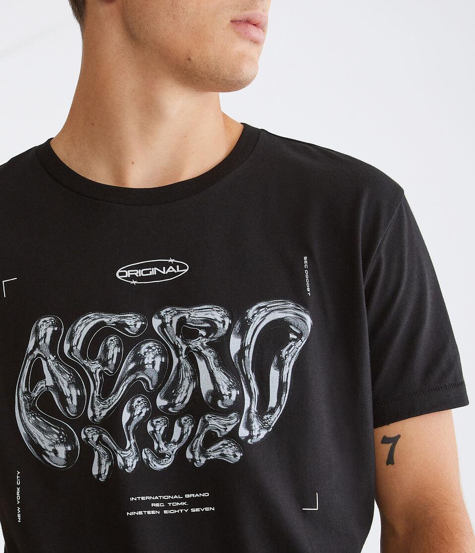 Aéropostale Aero NYC Original Graphic Tee Black Fox