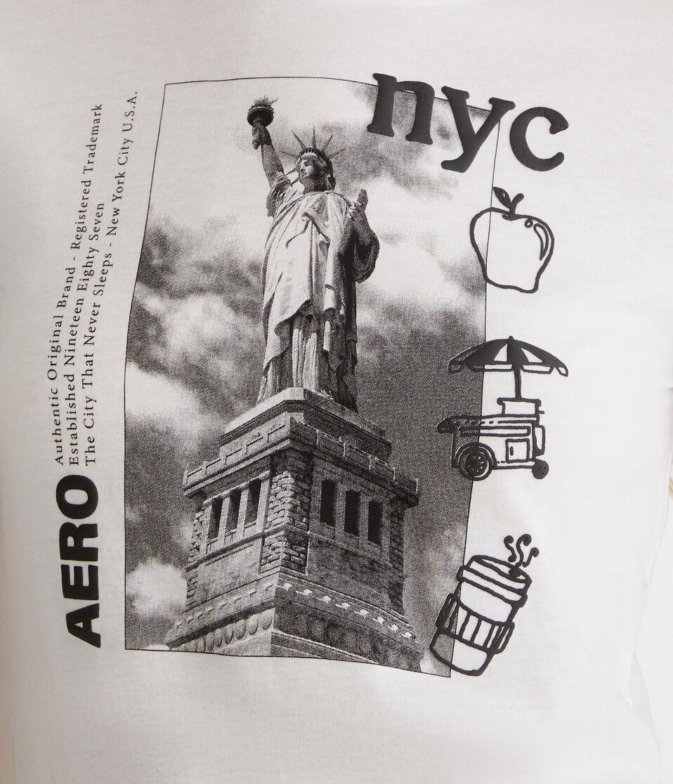 Aéropostale Aero NYC Statue Of Liberty Graphic Tee Bleach