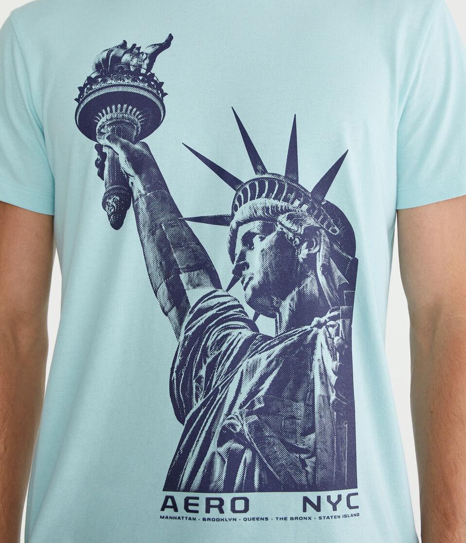 Aéropostale Aero NYC Statue Of Liberty Graphic Tee Lunar Blue