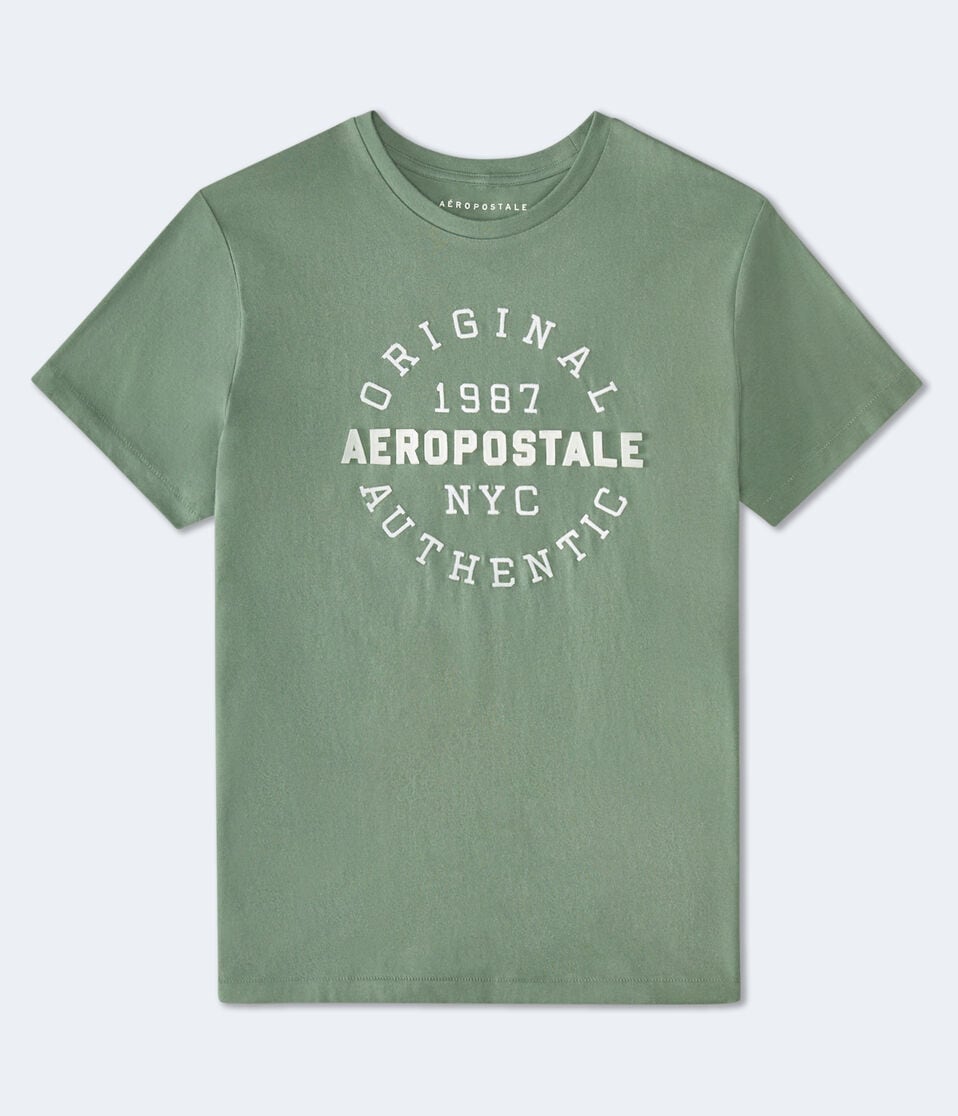 aéropostale Aeropostale 1987 Circle Appliqué Graphic Tee south padre