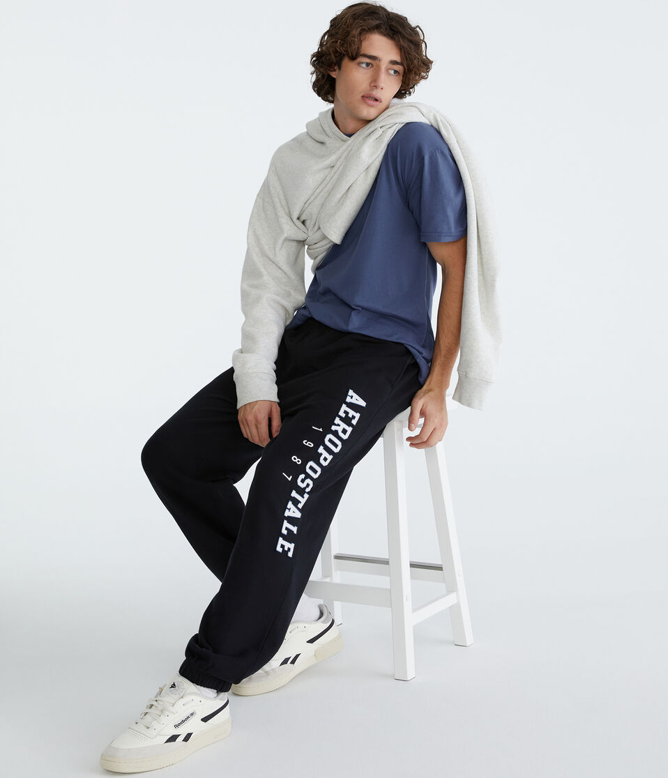 aéropostale Aeropostale 1987 Heritage Jogger Sweatpants black fox