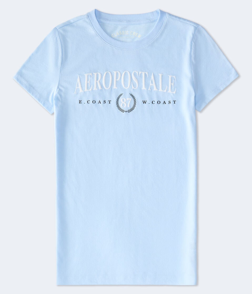 aéropostale Aeropostale 87 Laurel Graphic Tee blue haze