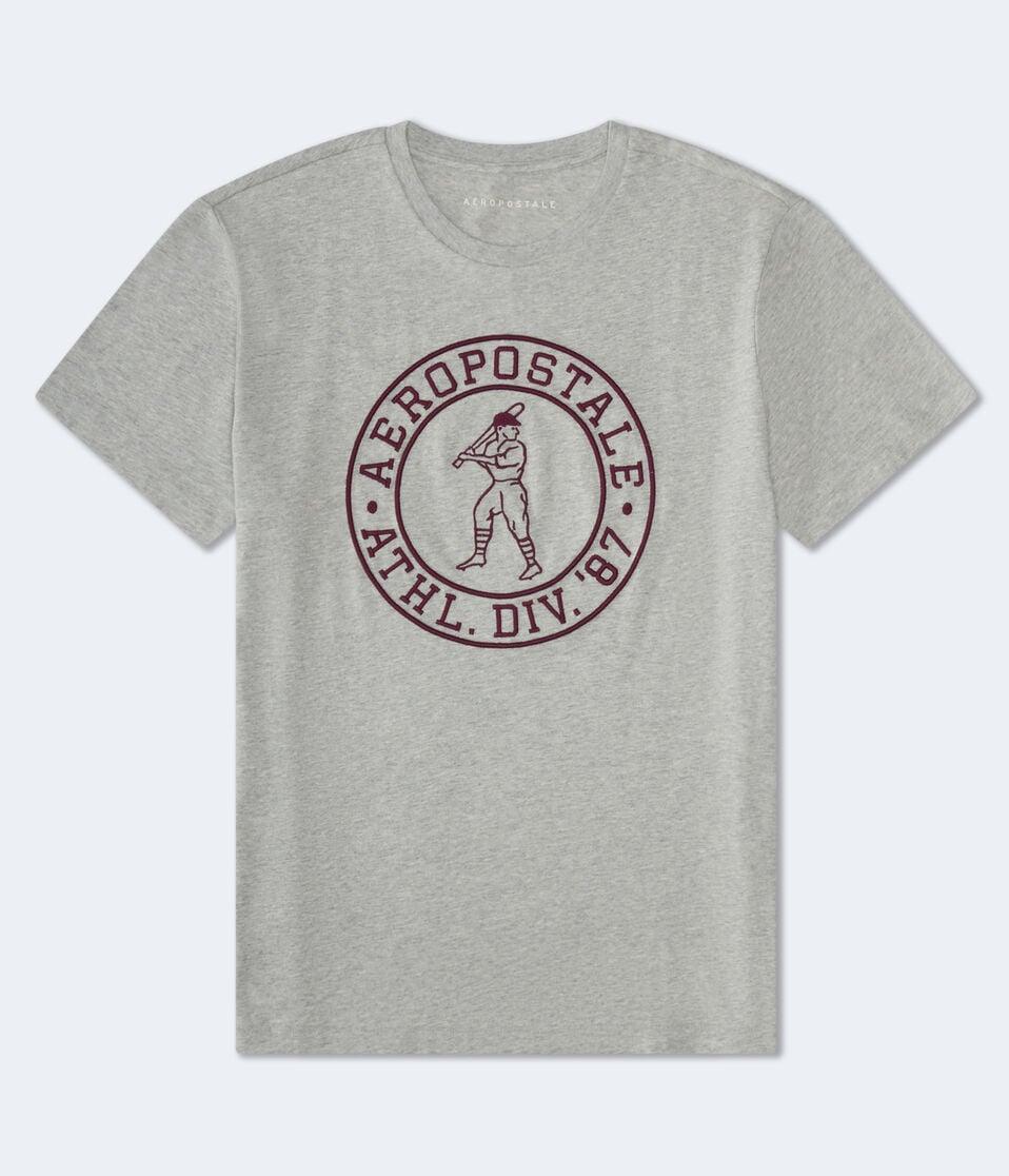 aéropostale Aeropostale Baseball Logo Graphic Tee light heather grey