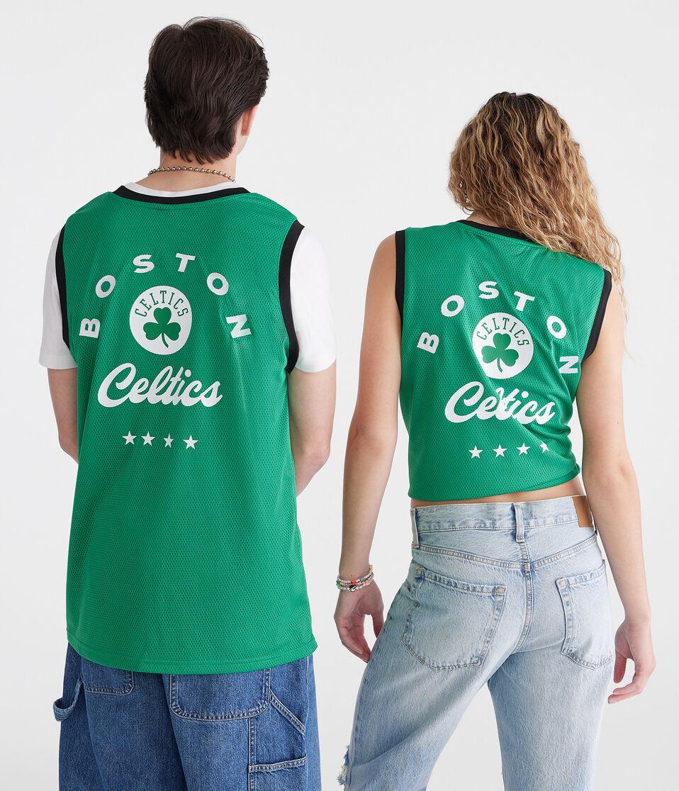 Aéropostale Boston Celtics Mesh Tank Green