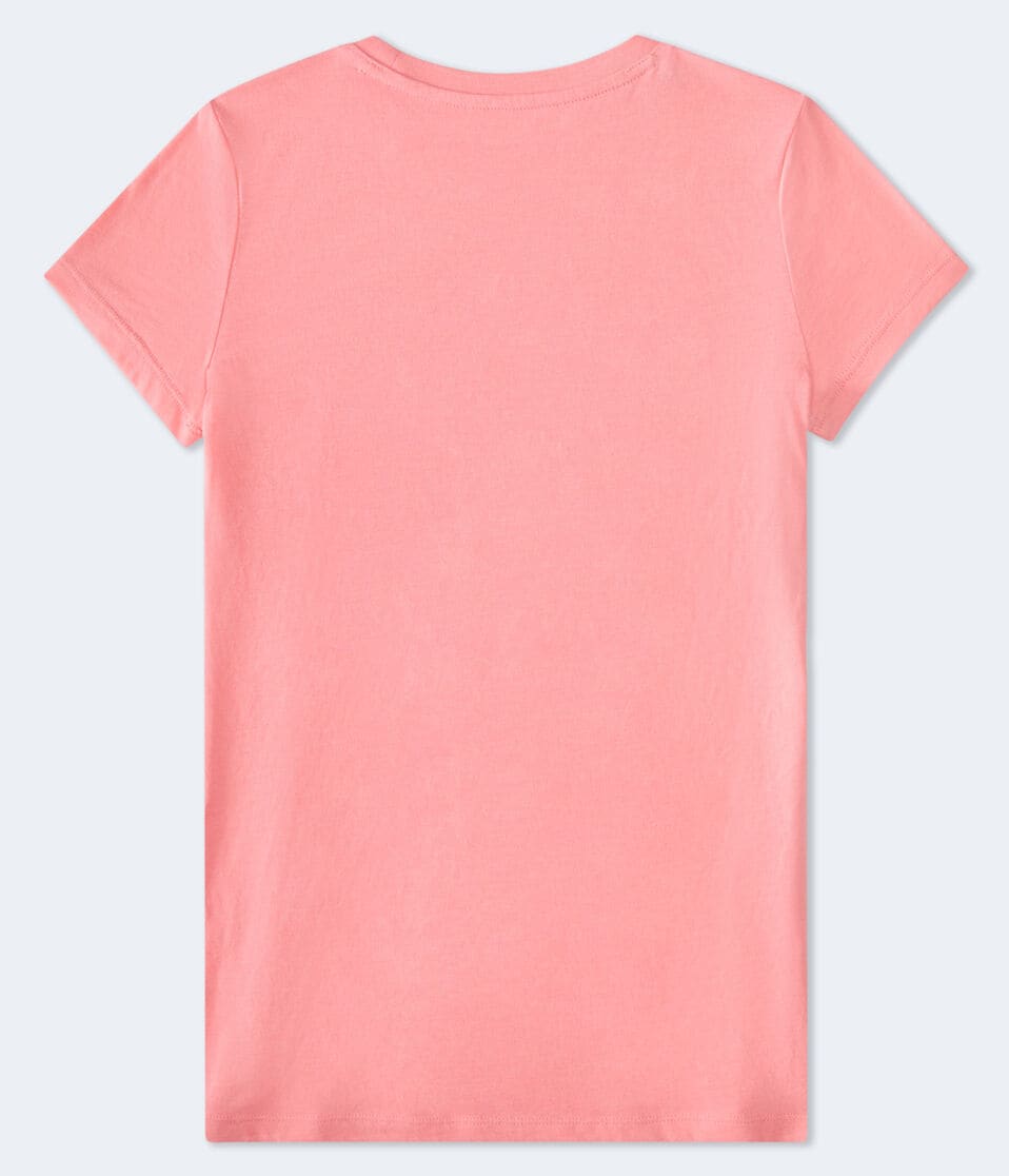 Aéropostale Aeropostale Butterfly Foil Graphic Tee Salmon Rose