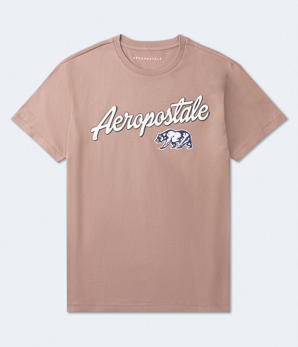 aéropostale Aeropostale Cali Bear Appliqué Graphic Tee coyote brown