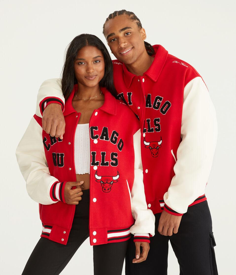 Aéropostale Chicago Bulls Bomber Jacket Red
