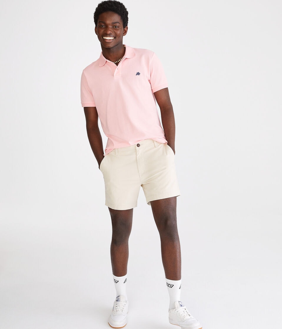 Aéropostale Coast Chino Shorts 5.5" Bungalow