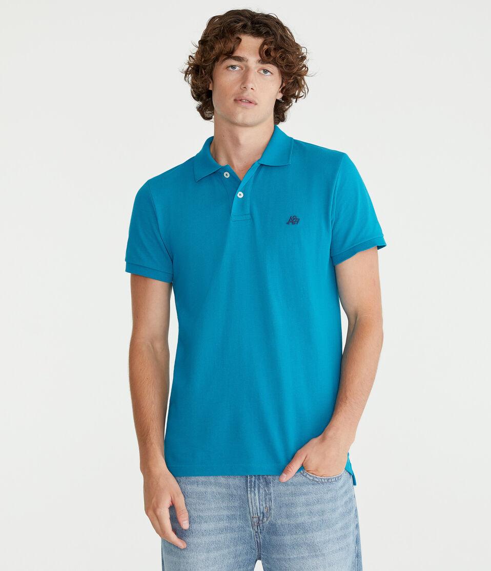 aéropostale Eco A87 Logo Piqué Polo ocean pacific