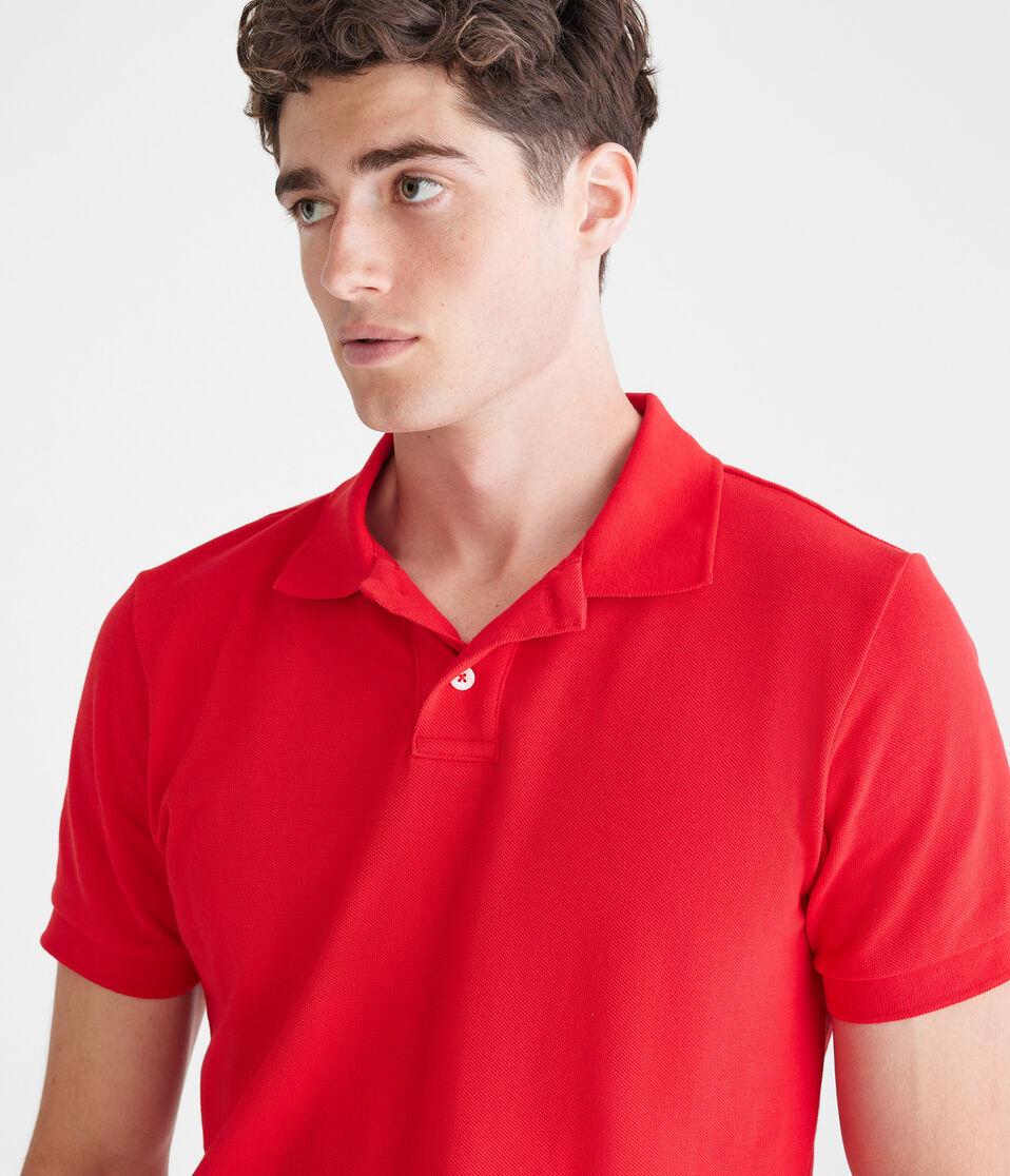 Aéropostale Eco Uniform Piqué Polo Classic Red