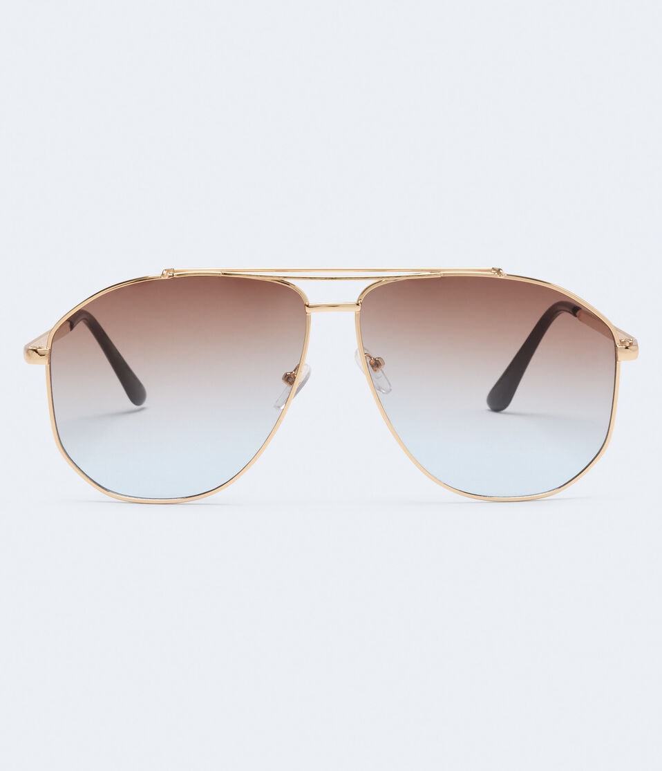 Aéropostale Fashion Aviator Sunglasses Brown