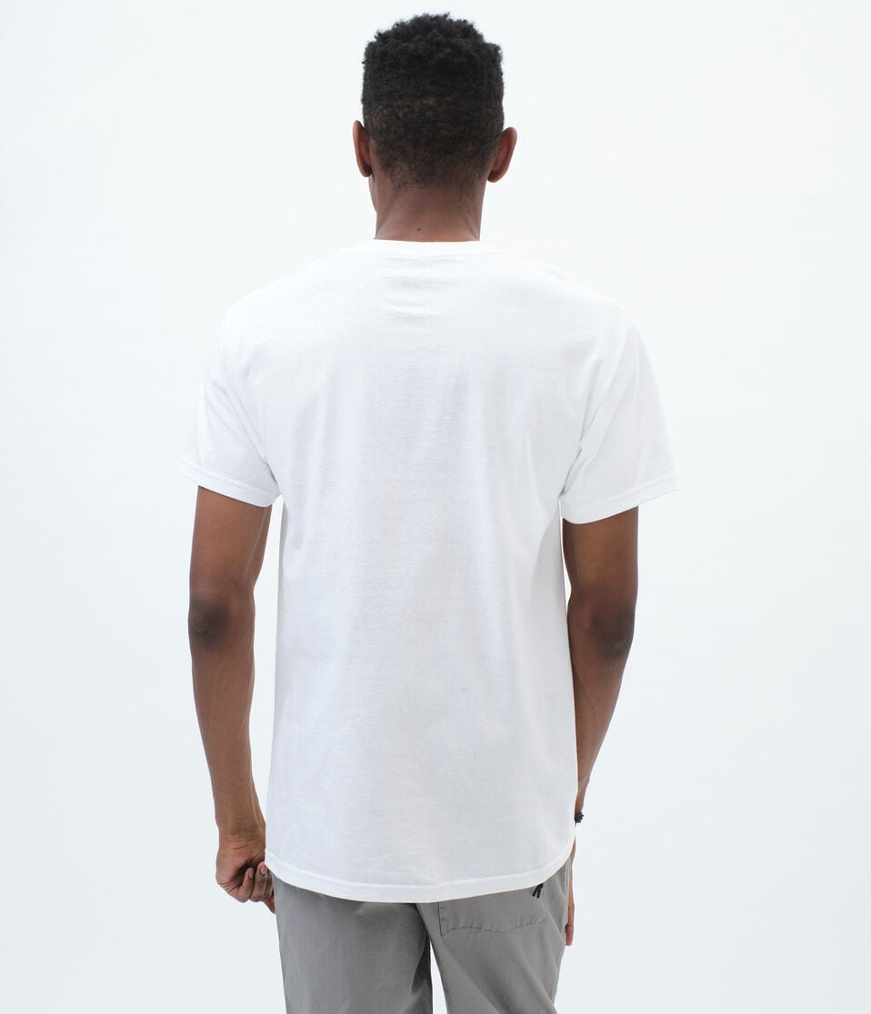 Aéropostale Jimi Hendrix Flag Graphic Tee Bleach