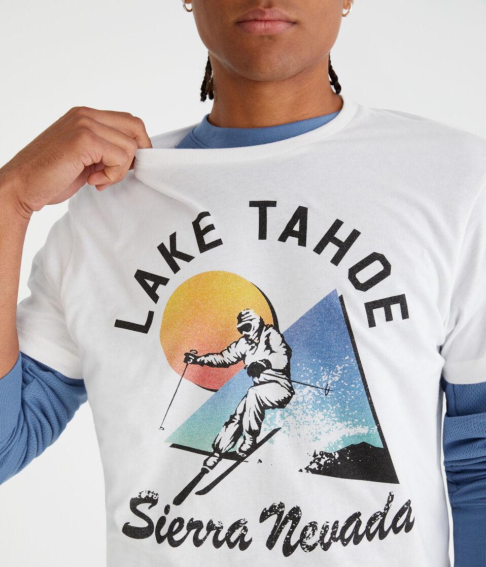 Aéropostale Lake Tahoe Graphic Tee Bleach