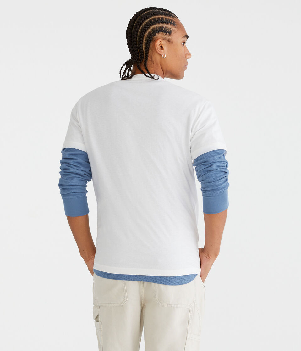 Aéropostale Lake Tahoe Graphic Tee Bleach