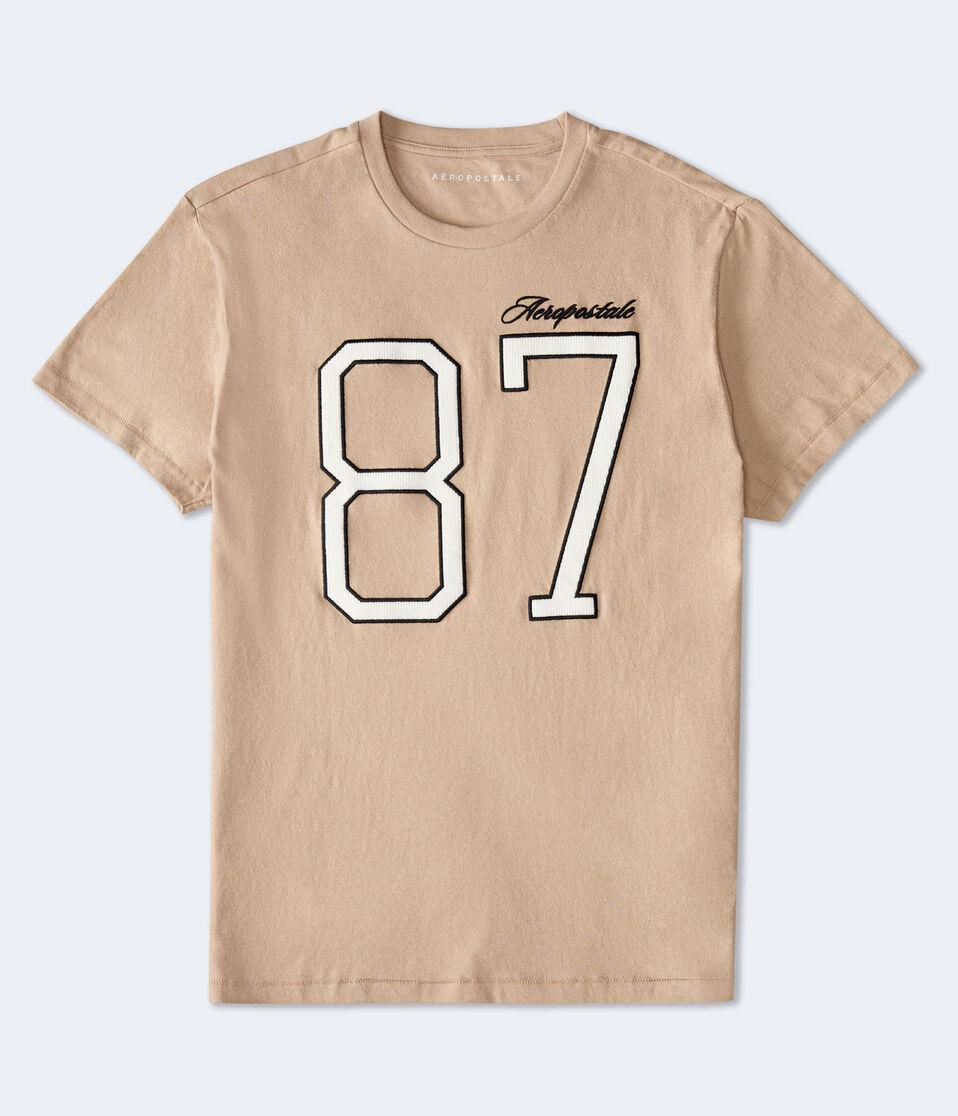 Aéropostale Aeropostale Large 87 Appliqué Graphic Tee Duster