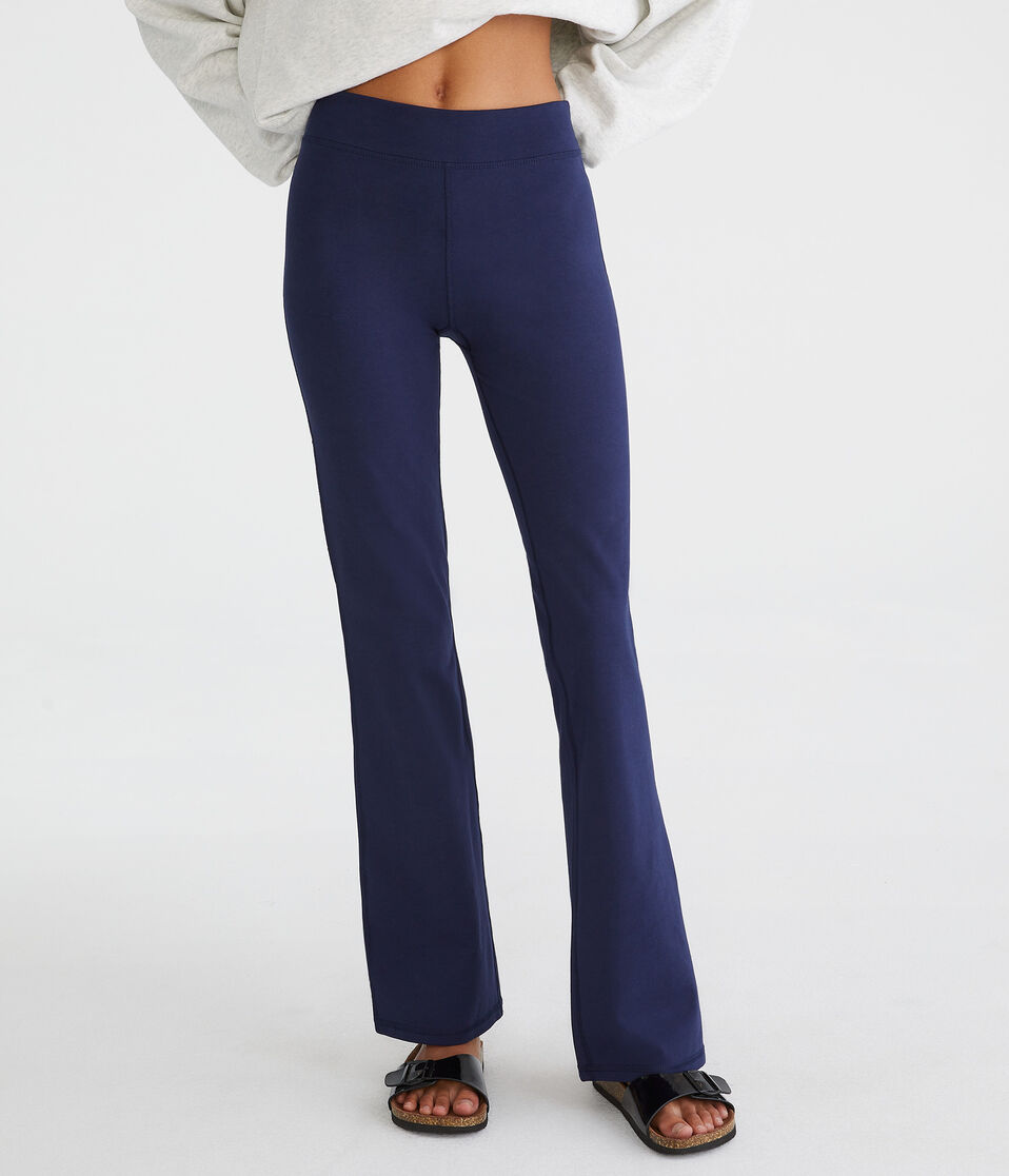aéropostale Low-Rise Bootcut Leggings naval blue