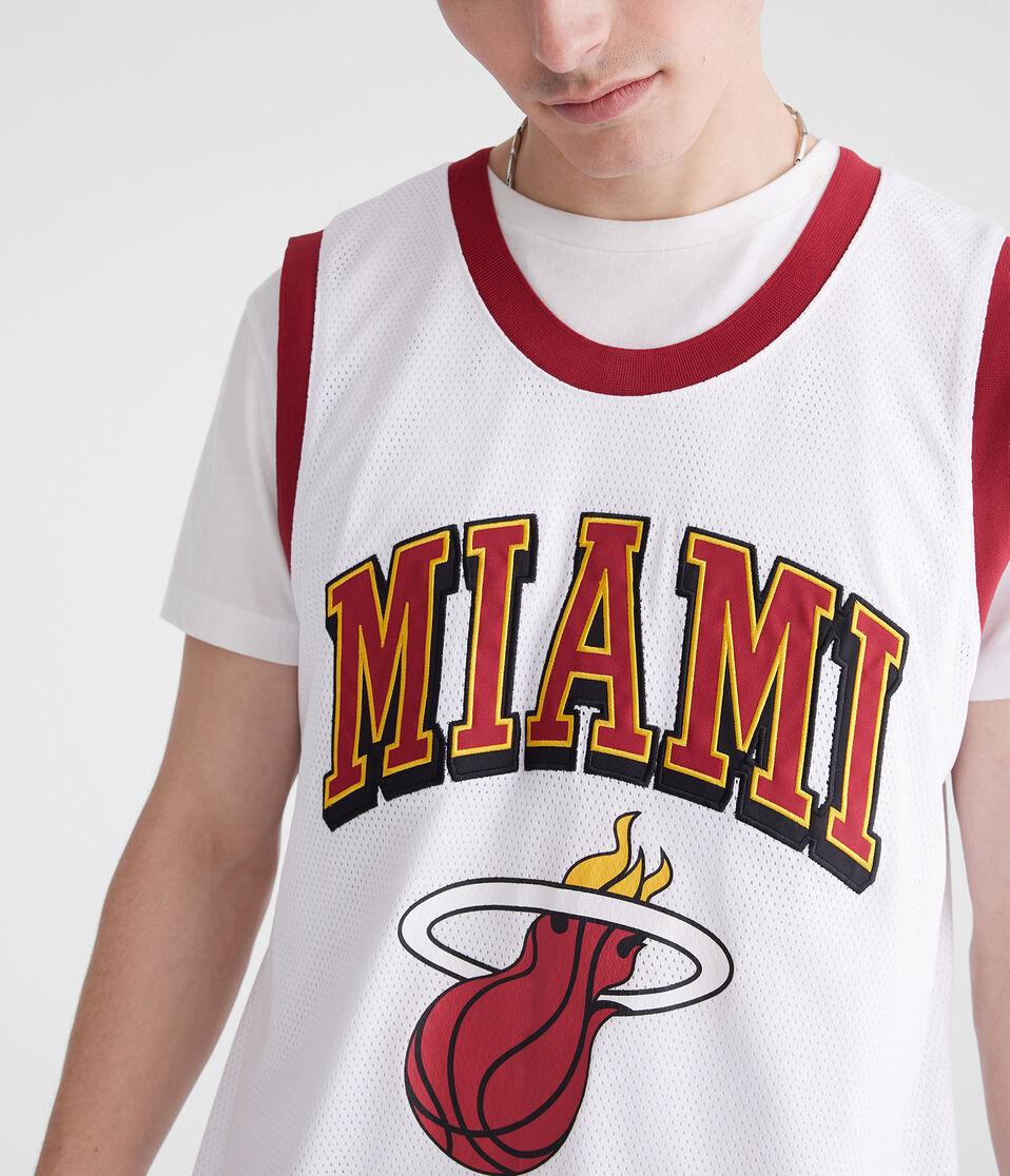 Aéropostale Miami Heat Mesh Tank White