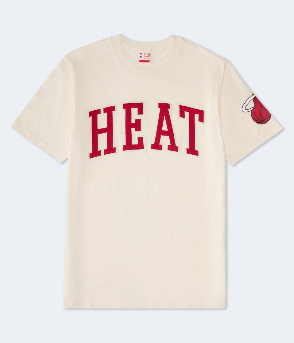 Aéropostale Miami Heat Relaxed Graphic Tee Nude