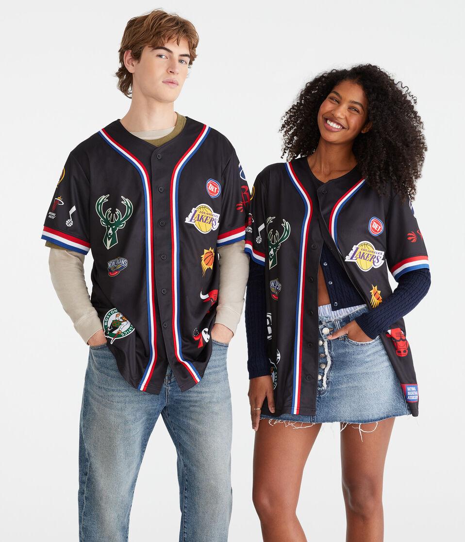 Aéropostale NBA Team Logos Top Black Fox
