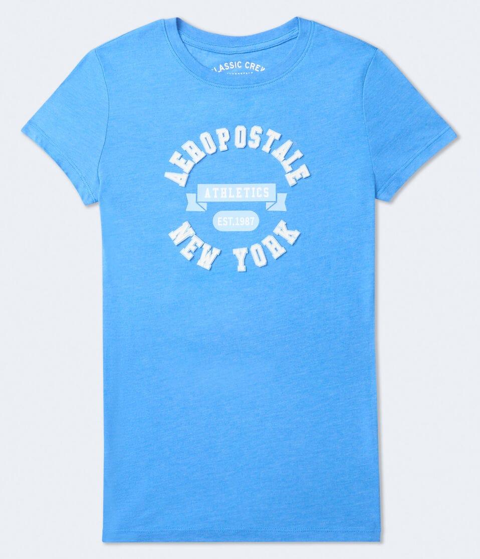 aéropostale Aeropostale New York Appliqué Graphic Tee palace blue