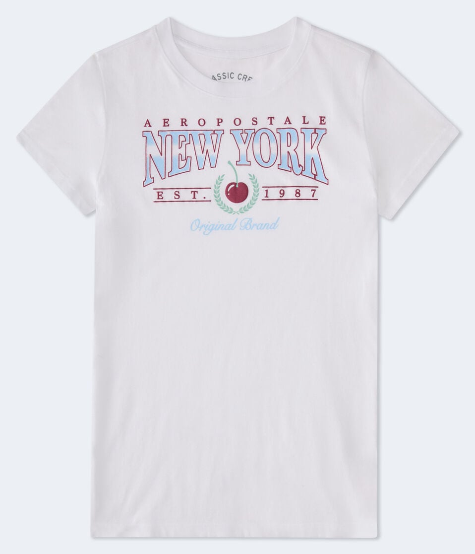 aéropostale Aeropostale New York Cherry Graphic Tee bleach