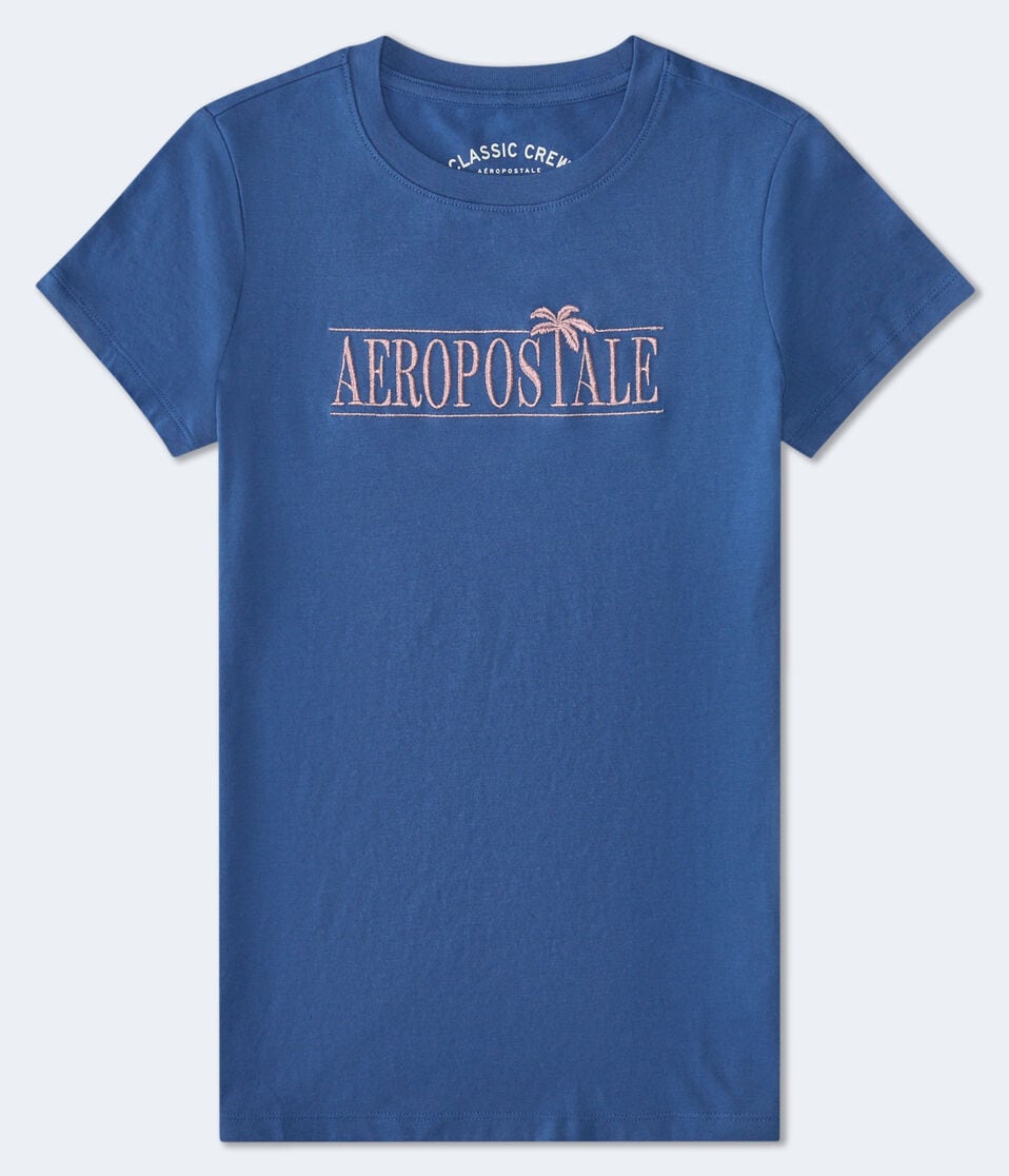 aéropostale Aeropostale Palm Tree Graphic Tee indigo ink