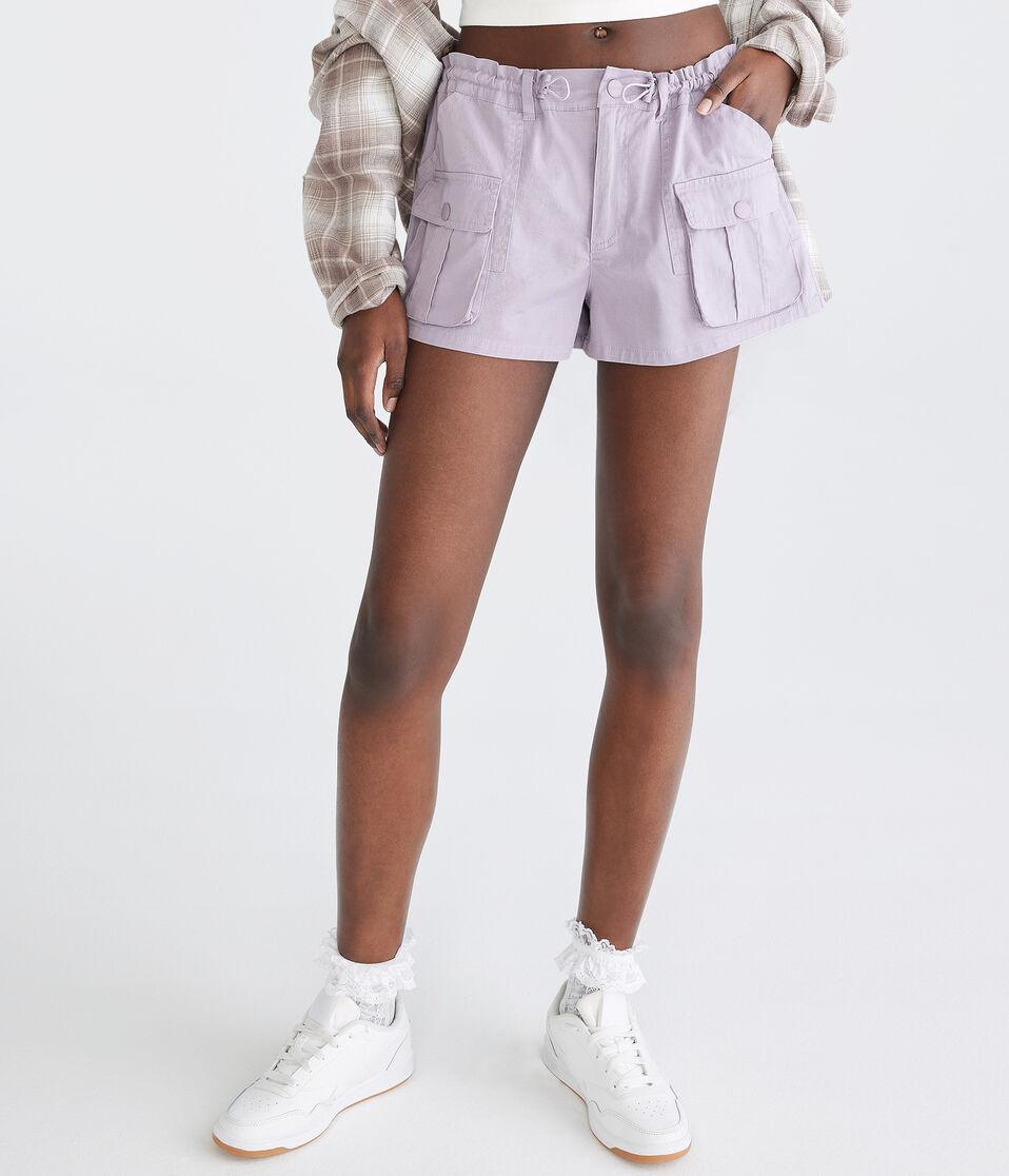 aéropostale Parachute Cargo Shorts lavender escape