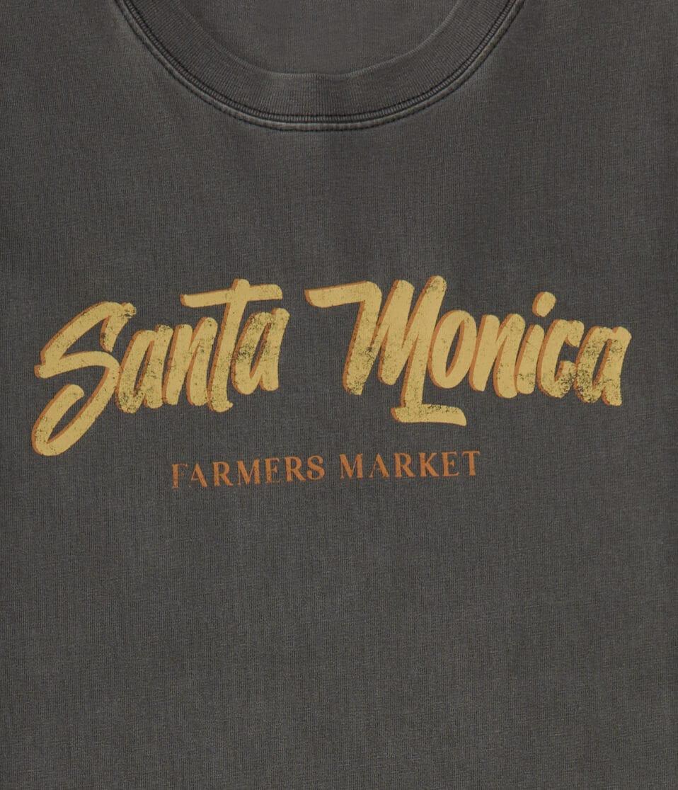 Aéropostale Santa Monica Lemons Graphic Tee Black