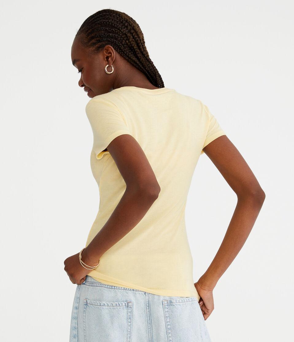 Aéropostale Aeropostale Script Butterfly Graphic Tee Golden Haze
