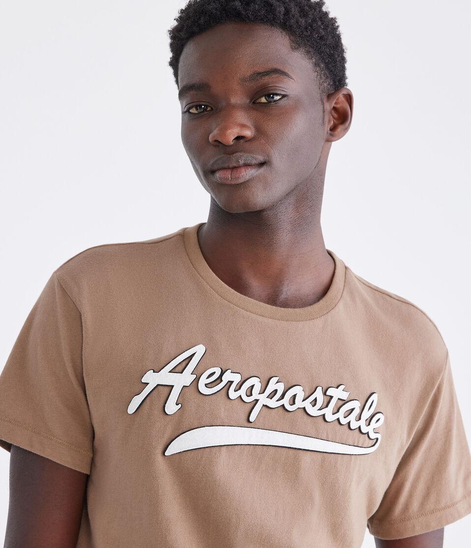 Aéropostale Aeropostale Script Logo Appliqué Graphic Tee Duster